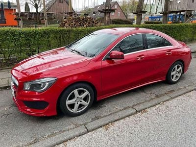 Usata Mercedes CLA200 AMG line 156 CV (114 kW) 2015 Rosso Coupé
