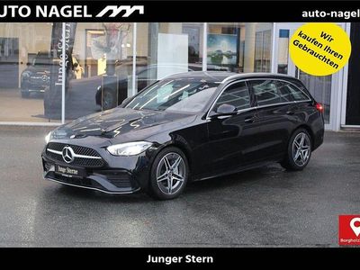 Schwarz Gebraucht 2025 Mercedes C300 AMG Limousine | 43.780 € (Superpreis)