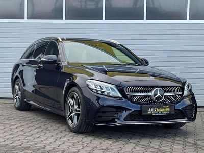 Gebraucht Mercedes C200 AMG line 160 PS (117 kW) 2020 Blau Kombi