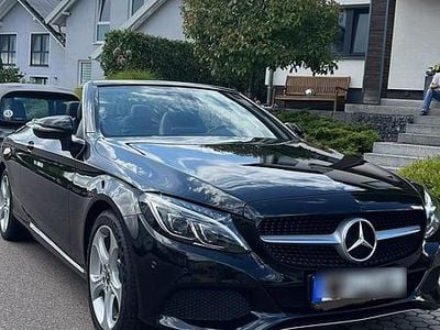 Schwarz Gebraucht 2017 Mercedes C200 Sportline Cabrio | 24.990 € (Etwas zu teuer)