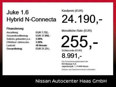 Nouă Nissan Juke N-Connecta 143 CP (105 kW) 2025 SUV