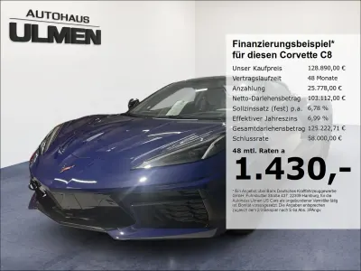 Nowe Corvette Stingray 481 KM (353 kW) 2026 Purpurowy Kabriolet