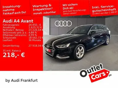 Second-hand Audi A4 Advanced 163 CP (119 kW) 2022 Negru Break