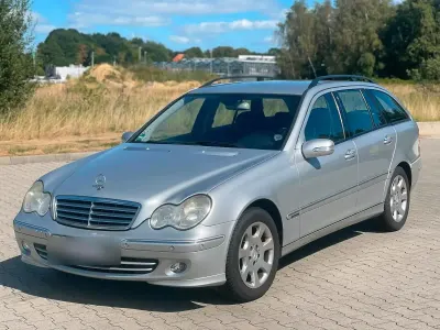 Gebraucht Mercedes C200 2006 Silber Kombi