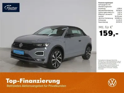 Brugt VW T-Roc Cabriolet R-line Edition 150 HK (110 kW) 2021 Grå Cabriolet