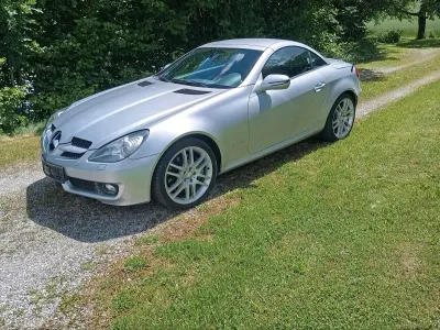 Gebraucht Mercedes SLK200 184 PS (135 kW) 2009 Silber Cabrio