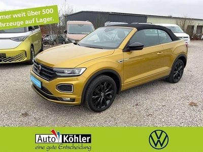 Gebraucht VW T-Roc Cabriolet R-line 150 PS (110 kW) 2021 Kurkumagelb metallic Cabrio