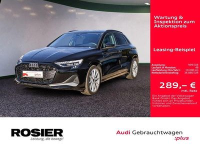 Schwarz / mythosschwarz Gebraucht 2025 Audi A3 Advanced Plus Limousine | 34.880 € (Guter Preis)