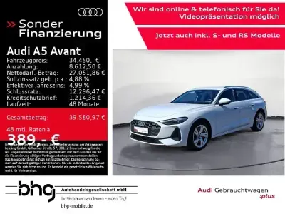 Gebraucht Audi A5 Ambiente 150 PS (110 kW) 2025 Gletscherweiß metallic Kombi