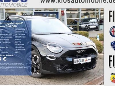 Neu Fiat 600 La Prima 110 PS (80 kW) 2026 Schwarz SUV
