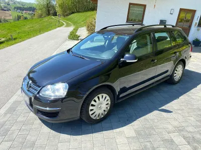 Gebraucht VW Golf VI Trendline 105 PS (77 kW) 2008 Schwarz Kleinwagen