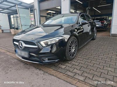 Schwarz Gebraucht 2019 Mercedes A220 AMG line Kleinwagen | 23.200 € (Guter Preis)