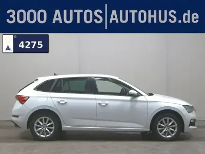 Gebraucht Skoda Scala Ambition 110 PS (80 kW) 2021 Weiss Kleinwagen