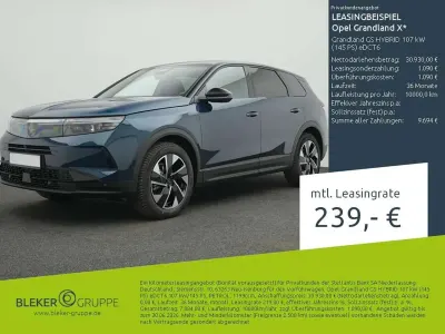Nuova Opel Grandland X Edition 145 CV (106 kW) 2025 Blu SUV