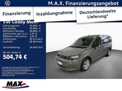 Neu VW Caddy Maxi 122 PS (89 kW) 2025 Grau Van / Kleinbus