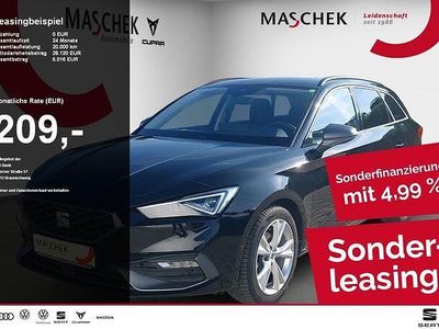 Usata Seat Leon ST FR 150 CV (110 kW) 2024 Nero Station wagon