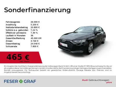 Gebraucht Audi A3 Ambiente 116 PS (85 kW) 2025 Brillantschwarz Limousine