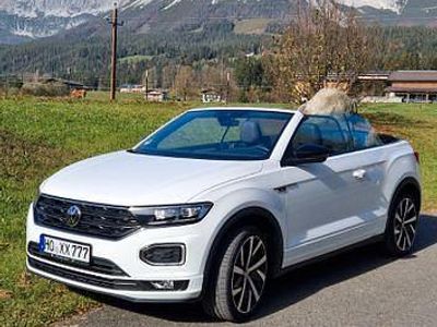 Gebraucht VW T-Roc Cabriolet R-line 150 PS (110 kW) 2020 Weiß Cabrio