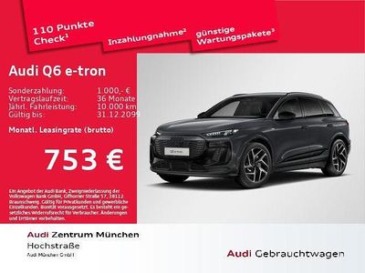 Neu Audi Q6 e-tron Sport 185 kW (252 PS) 2026 Grau SUV
