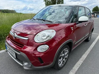 Gebraucht Fiat 500L Trekking 120 PS (88 kW) 2017 Rot Van / Kleinbus