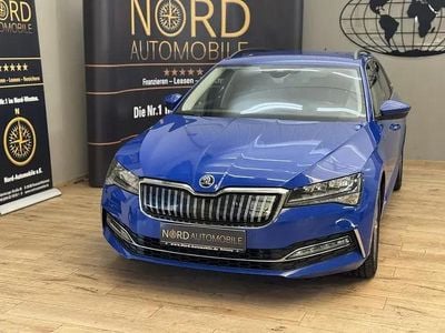 Second-hand Skoda Superb Ambition 218 CP (160 kW) 2021 Albastru Break