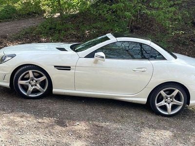 Usata Mercedes SLK200 AMG line 184 CV (135 kW) 2013 Bianco Cabrio
