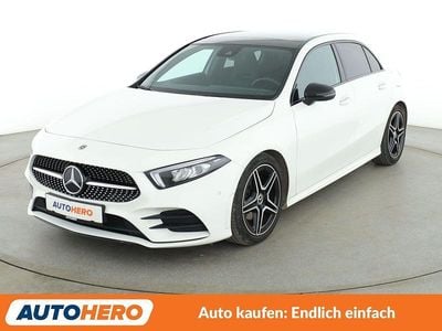 Gebraucht Mercedes A200 AMG line 163 PS (119 kW) 2019 Weiß Limousine
