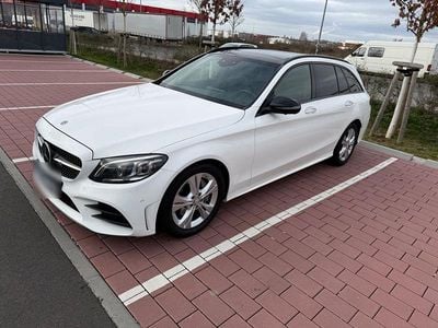 Gebraucht Mercedes C220 AMG 194 PS (142 kW) 2020 Weiß Kombi