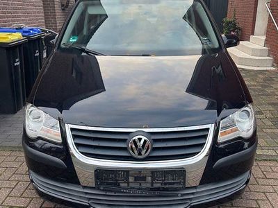 Gebraucht VW Touran Conceptline 105 PS (77 kW) 2007 Schwarz Van / Kleinbus