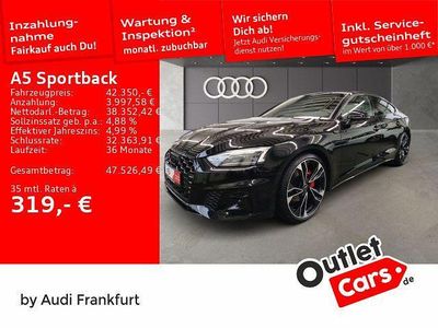 Schwarz Gebraucht 2024 Audi A5 Sportback S-Line Kleinwagen | 42.350 € (Fairer Preis)