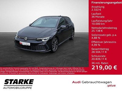 Gebraucht VW Golf VIII GTD 200 PS (147 kW) 2021 Schwarz (deep black perleffekt) Limousine