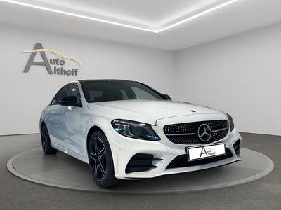 Weiß Gebraucht 2019 Mercedes C400 AMG line Limousine | 33.249 € (Fairer Preis)