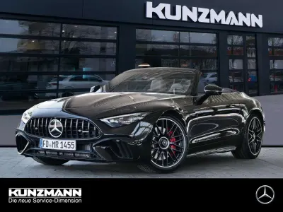 Gebraucht Mercedes SL55 AMG AMG 476 PS (350 kW) 2026 Obsidianschwarz metallic Cabrio