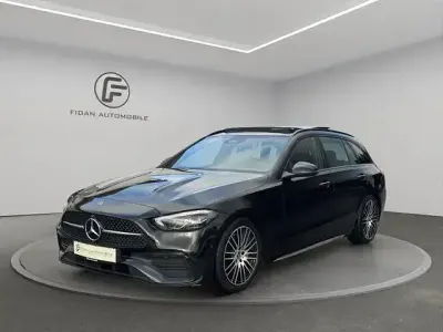 Gebraucht Mercedes C220 AMG line 200 PS (147 kW) 2022 Schwarz/baltic black Kombi