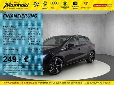 Midnight schwarz metallic Gebraucht 2025 Seat Ibiza FR Kleinwagen | 23.222 € (Fairer Preis)