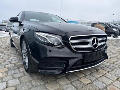 Schwarz schwarz Gebraucht 2019 Mercedes E200 AMG line Limousine | 31.105 € (Etwas zu teuer)