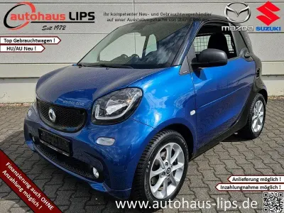 Gebraucht Smart ForTwo Coupé 60 kW (82 PS) 2018 Blau Coupé