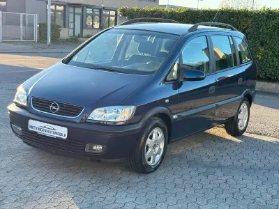 Gebraucht Opel Zafira Comfort 125 PS (91 kW) 2002 Blau Van / Kleinbus