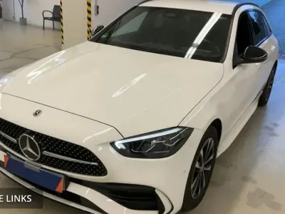 Gebraucht Mercedes C300e AMG line 313 PS (230 kW) 2023 Polarweiss  unilack Kombi