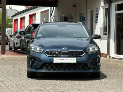 Gebraucht Kia Ceed Sportswagon Platinum 105 PS (77 kW) 2021 Blau Kombi