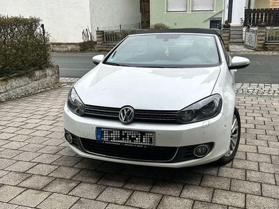 Gebraucht VW Golf Cabriolet Trendline 105 PS (77 kW) 2013 Weiß Cabrio