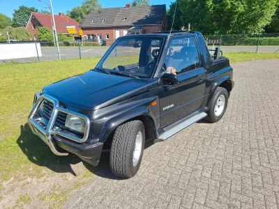Gebraucht Suzuki Vitara 80 PS (58 kW) 1992 Schwarz Cabrio