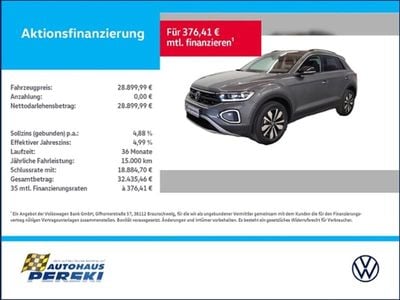 Gebraucht VW T-Roc Goal 116 PS (85 kW) 2025 Grau SUV