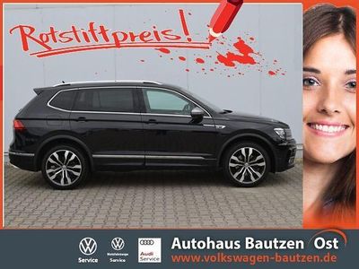 Gebraucht VW Tiguan Allspace R-line 239 PS (175 kW) 2021 Deep black perleffekt SUV