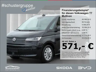 Gebraucht VW Multivan 150 PS (110 kW) 2023 Schwarz Van / Kleinbus