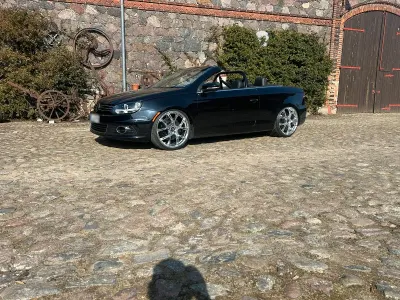 Gebraucht VW Eos 140 PS (102 kW) 2009 Schwarz Cabrio