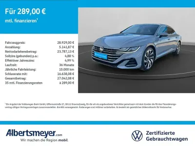 Brugt VW Arteon R-line 190 HK (139 kW) 2022 Grå Sedan