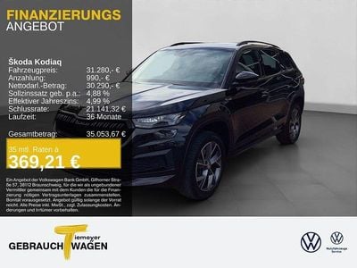 Schwarz Gebraucht 2022 Skoda Kodiaq SportLine SUV | 31.280 € (Guter Preis)