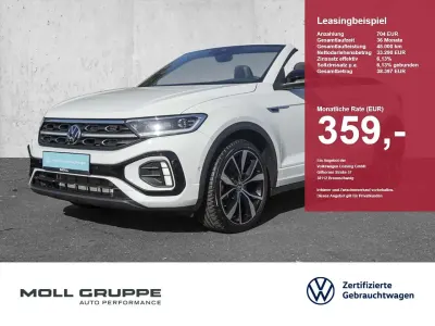 Gebraucht VW T-Roc Cabriolet R-line 150 PS (110 kW) 2025 Schwarz Cabrio