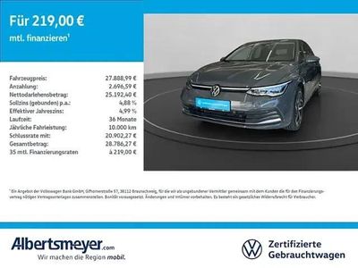 Grau Gebraucht 2023 VW Golf Style Limousine | 27.498 € (Fairer Preis)